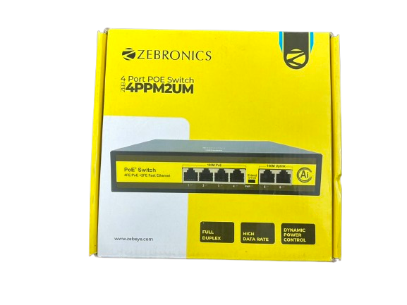 4 CHANNEL POE SWITCH